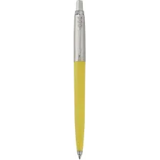 Set 50 pixuri personalizate Parker Jotter Reciclat, galben, cerneala scriere neagra