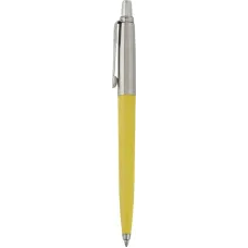 Set 50 pixuri personalizate Parker Jotter Reciclat, galben, cerneala scriere neagra