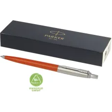 Set 50 pixuri personalizate Parker Jotter Reciclat, orange, cerneala scriere neagra