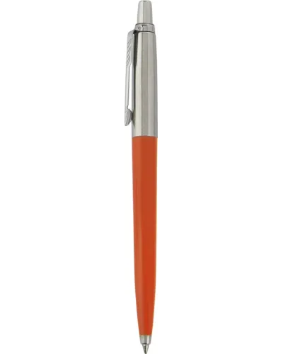 Set 50 pixuri personalizate Parker Jotter Reciclat, orange, cerneala scriere neagra
