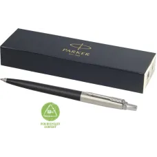Set 50 pixuri personalizate Parker Jotter Reciclat, negru, cerneala scriere neagra