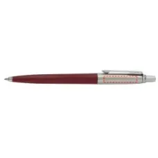 Set 50 pixuri personalizate Parker Jotter Reciclat, rosu inchis, cerneala scriere neagra