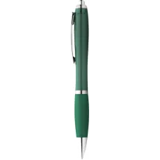 Set 100 pixuri Nash personalizate, plastic, corp si grip verde, cerneala scriere neagra