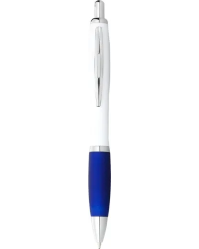 Set 100 pixuri Nash personalizate, plastic, corp alb si grip albastru royal