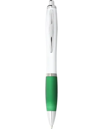 Set 100 pixuri Nash personalizate, plastic, corp alb si grip verde