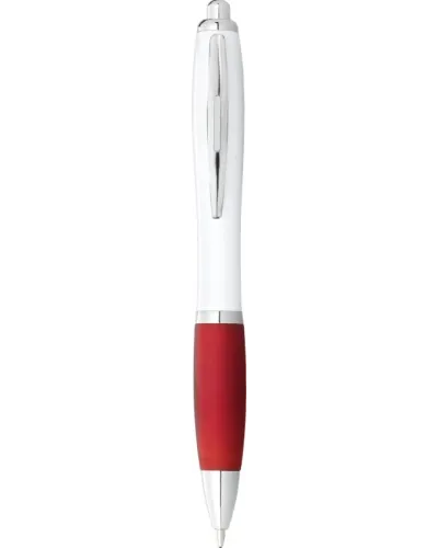Set 100 pixuri Nash personalizate, plastic, corp alb si grip rosu