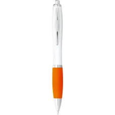 Set 100 pixuri Nash personalizate, plastic, corp alb si grip orange
