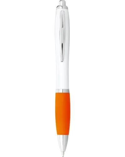 Set 100 pixuri Nash personalizate, plastic, corp alb si grip orange