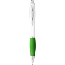 Set 100 pixuri Nash personalizate, plastic, corp alb si grip lime