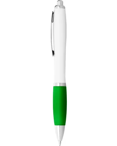 Set 100 pixuri Nash personalizate, plastic, corp alb si grip lime