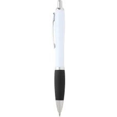 Set 100 pixuri Nash personalizate, plastic reciclat, corp alb si grip negru, cerneala scriere neagra