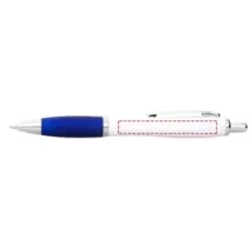 Set 100 pixuri Nash personalizate, plastic, corp alb si grip albastru royal