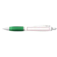 Set 100 pixuri Nash personalizate, plastic, corp alb si grip verde