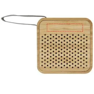 Set 100 difuzoare audio Arcana Bluetooth® personalizate, bambus