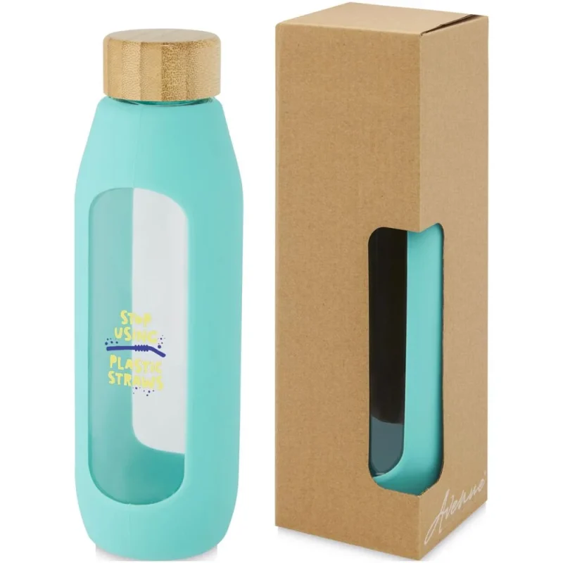 Sticla Tidan personalizata, 600ml, sticla borosilicata