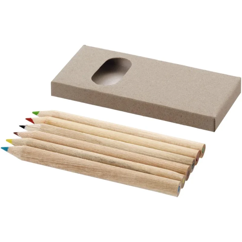 Set personalizat 6 creioane colorate